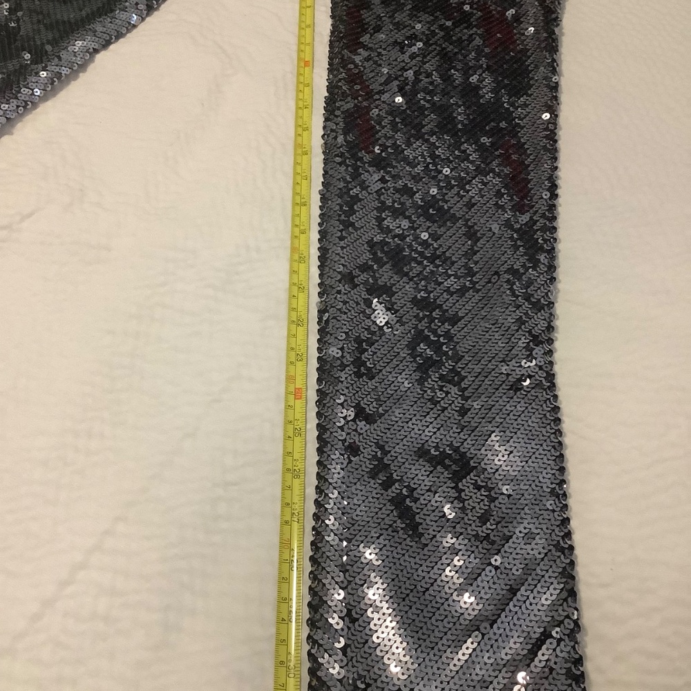 La ROK silver sequin pants Large - Picture 6 of 10